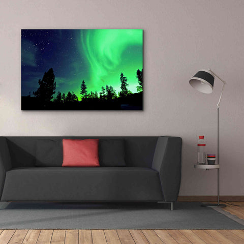 Image of 'Northern Lights Aurora Borealis 2' by Epic Portfolio, Giclee Canvas Wall Art,60x40