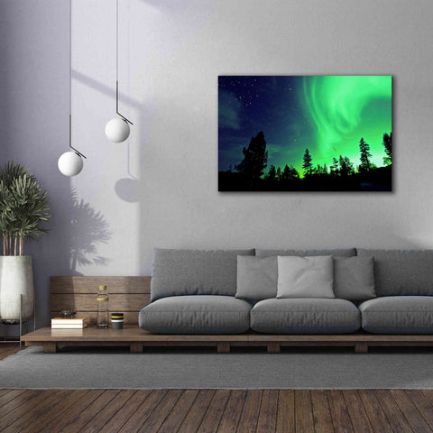 Image of 'Northern Lights Aurora Borealis 2' by Epic Portfolio, Giclee Canvas Wall Art,60x40