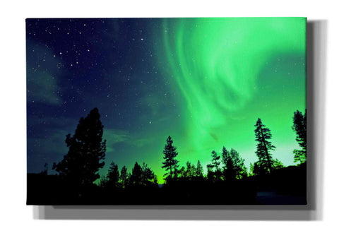 Image of 'Northern Lights Aurora Borealis 2' by Epic Portfolio, Giclee Canvas Wall Art