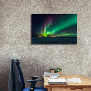 'Northern Lights Aurora Borealis 3' by Epic Portfolio, Giclee Canvas Wall Art,40x26
