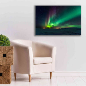 'Northern Lights Aurora Borealis 3' by Epic Portfolio, Giclee Canvas Wall Art,40x26