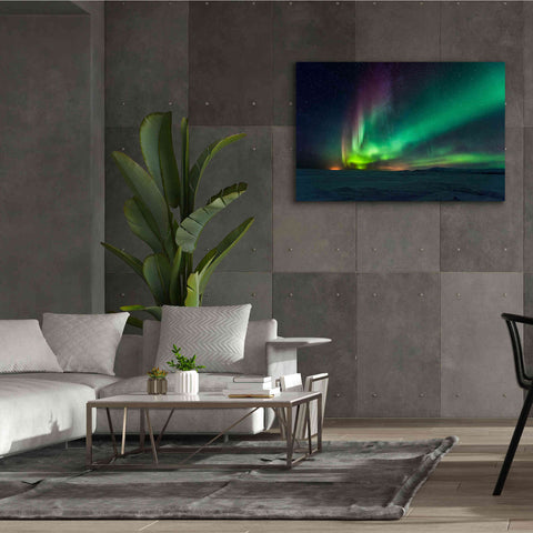 Image of 'Northern Lights Aurora Borealis 3' by Epic Portfolio, Giclee Canvas Wall Art,60x40