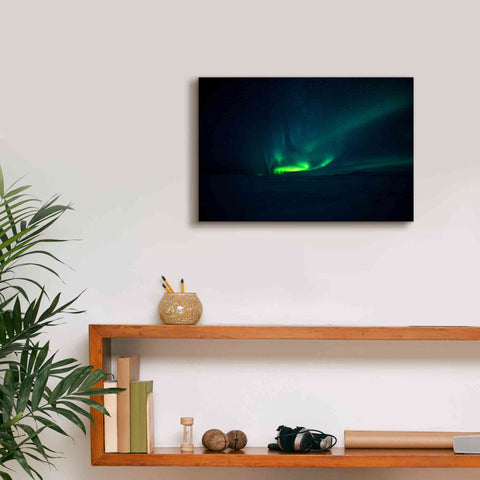 Image of 'Northern Lights Aurora Borealis 4' by Epic Portfolio, Giclee Canvas Wall Art,18x12