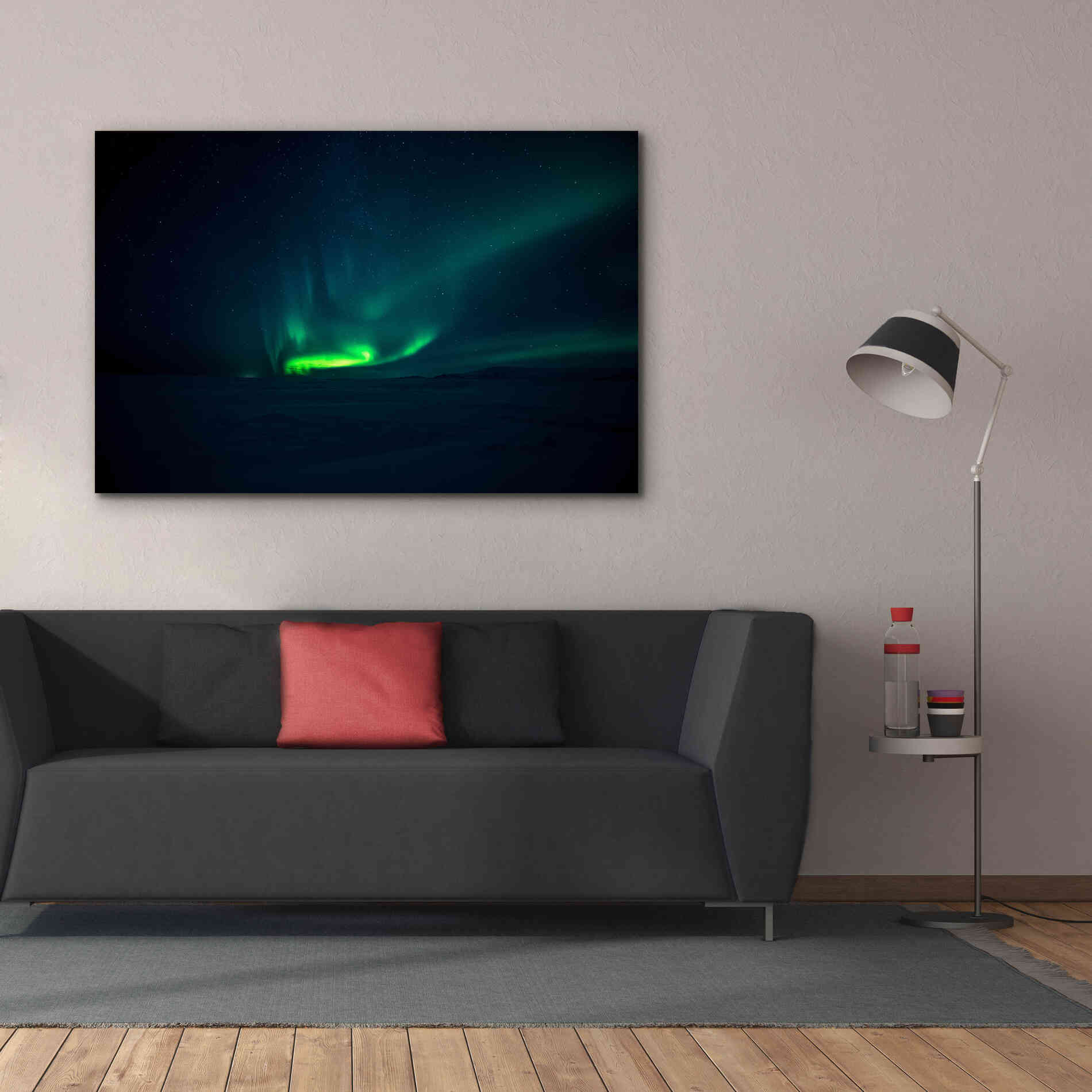 'Northern Lights Aurora Borealis 4' by Epic Portfolio, Giclee Canvas Wall Art,60x40