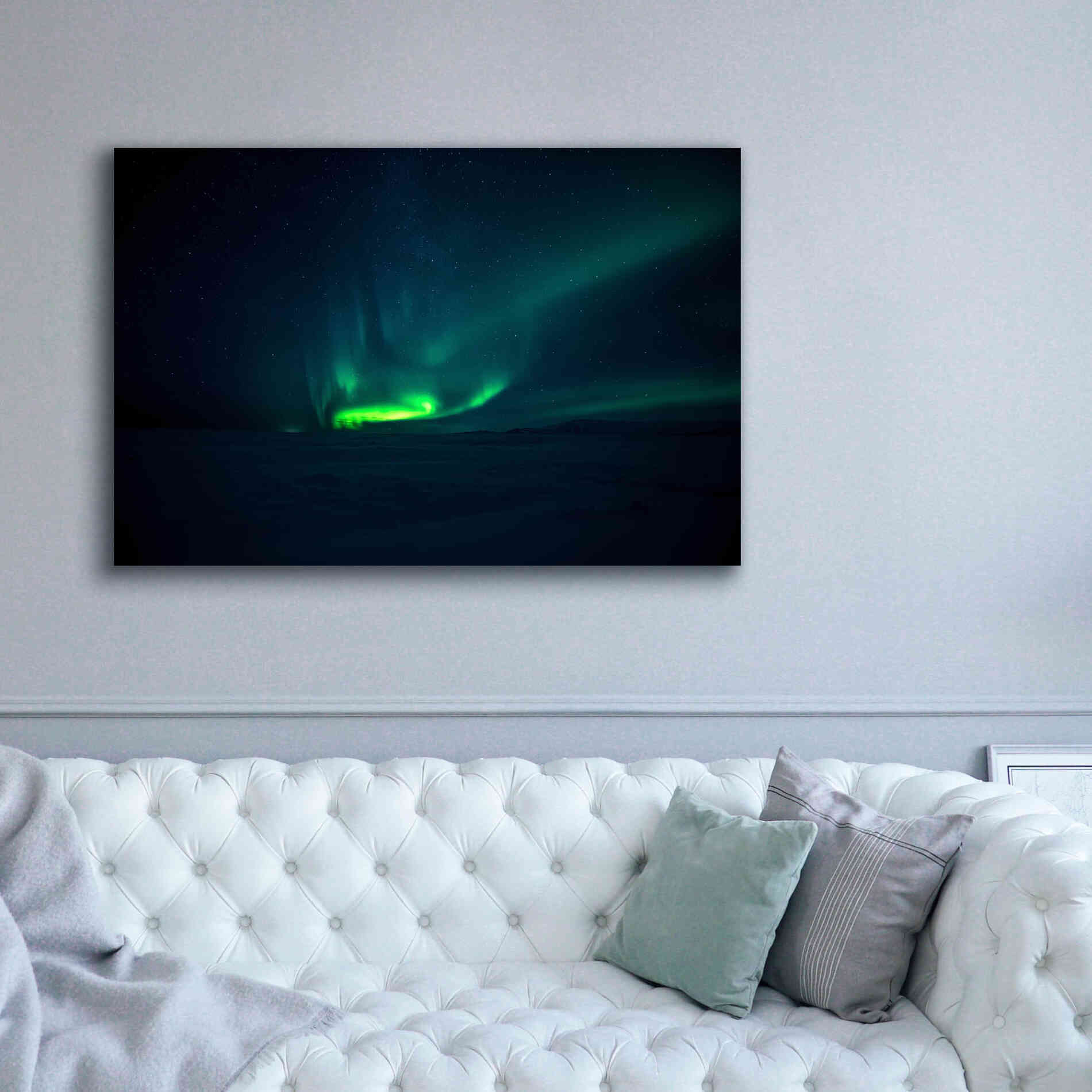 'Northern Lights Aurora Borealis 4' by Epic Portfolio, Giclee Canvas Wall Art,60x40