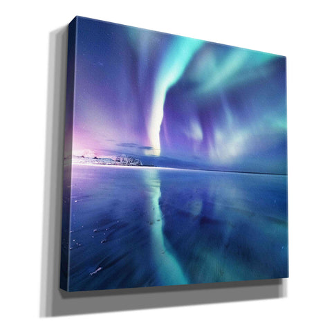 Image of 'Northern Lights In The Lofoten Islands Norway 4' by Epic Portfolio, Giclee Canvas Wall Art