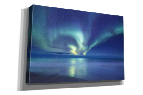 Image of 'Northern Lights In The Lofoten Islands Norway 7' by Epic Portfolio, Giclee Canvas Wall Art