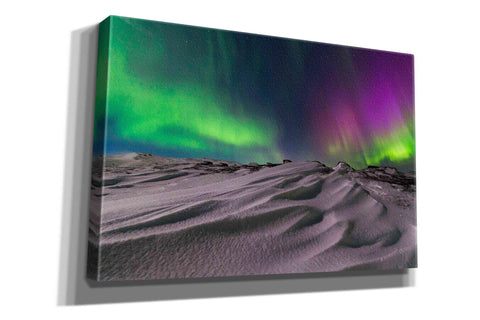 Image of 'Northern Lights On The Arctic Ocean Shore 1' by Epic Portfolio, Giclee Canvas Wall Art