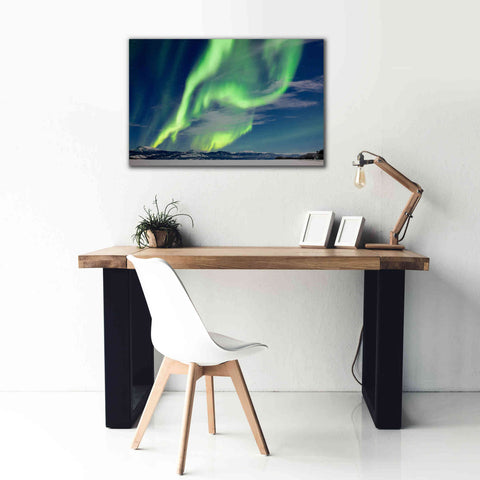 Image of 'Spectacular Aurora Borealis Northern Lights' by Epic Portfolio, Giclee Canvas Wall Art,40x26