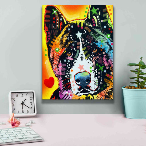 Image of 'Akita 1' by Dean Russo, Giclee Canvas Wall Art,12x16