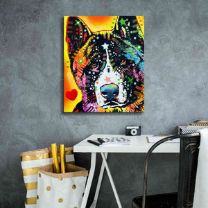 'Akita 1' by Dean Russo, Giclee Canvas Wall Art,20x24