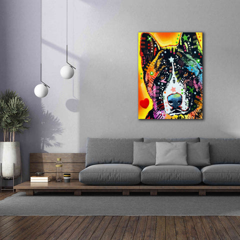 Image of 'Akita 1' by Dean Russo, Giclee Canvas Wall Art,40x54