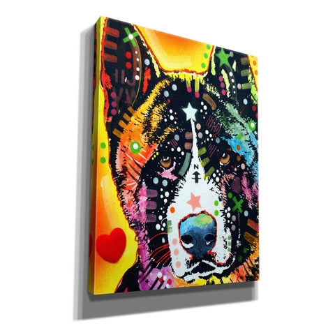 Image of 'Akita 1' by Dean Russo, Giclee Canvas Wall Art