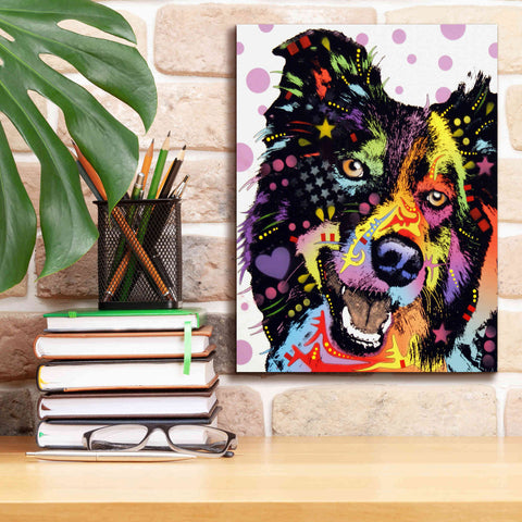 Image of 'Border Collie 1' by Dean Russo, Giclee Canvas Wall Art,12x16