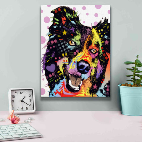 Image of 'Border Collie 1' by Dean Russo, Giclee Canvas Wall Art,12x16