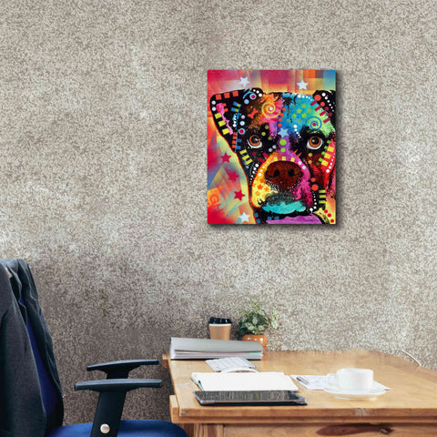 Image of 'Boxer Cubism' by Dean Russo, Giclee Canvas Wall Art,20x24