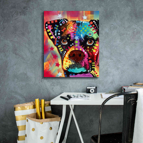 Image of 'Boxer Cubism' by Dean Russo, Giclee Canvas Wall Art,20x24