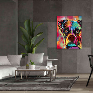 'Boxer Cubism' by Dean Russo, Giclee Canvas Wall Art,40x54
