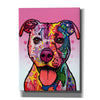 'Cherish The Pitbull' by Dean Russo, Giclee Canvas Wall Art