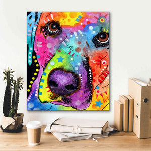 'Closeup Labrador' by Dean Russo, Giclee Canvas Wall Art,20x24
