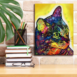 'Confident Cat' by Dean Russo, Giclee Canvas Wall Art,12x16