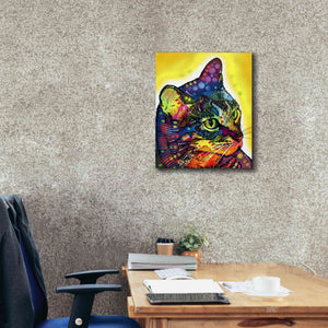 'Confident Cat' by Dean Russo, Giclee Canvas Wall Art,20x24