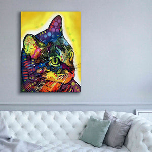 'Confident Cat' by Dean Russo, Giclee Canvas Wall Art,40x54