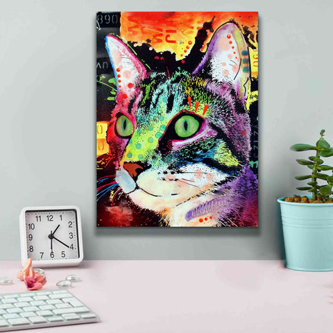 Image of 'Curiosity Cat' by Dean Russo, Giclee Canvas Wall Art,12x16