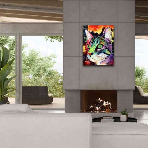 Image of 'Curiosity Cat' by Dean Russo, Giclee Canvas Wall Art,26x34