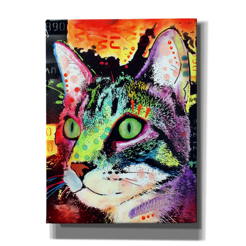 Image of 'Curiosity Cat' by Dean Russo, Giclee Canvas Wall Art