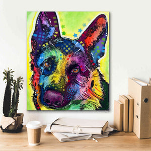 'German Shepherd 1' by Dean Russo, Giclee Canvas Wall Art,20x24