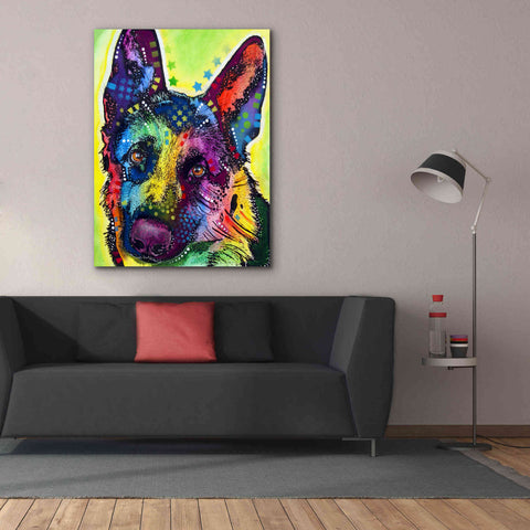 Image of 'German Shepherd 1' by Dean Russo, Giclee Canvas Wall Art,40x54