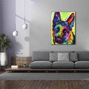 'German Shepherd 1' by Dean Russo, Giclee Canvas Wall Art,40x54