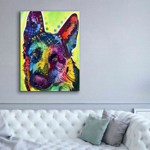 Image of 'German Shepherd 1' by Dean Russo, Giclee Canvas Wall Art,40x54