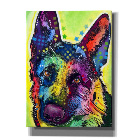 Image of 'German Shepherd 1' by Dean Russo, Giclee Canvas Wall Art