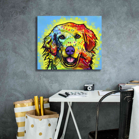 Image of 'Golden Retriever' by Dean Russo, Giclee Canvas Wall Art,24x20