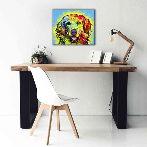 Image of 'Golden Retriever' by Dean Russo, Giclee Canvas Wall Art,24x20