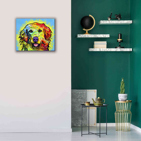 Image of 'Golden Retriever' by Dean Russo, Giclee Canvas Wall Art,24x20