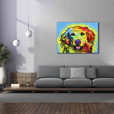 Image of 'Golden Retriever' by Dean Russo, Giclee Canvas Wall Art,54x40