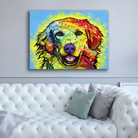 Image of 'Golden Retriever' by Dean Russo, Giclee Canvas Wall Art,54x40