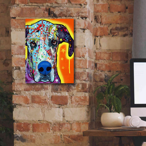 Image of 'Great Dane' by Dean Russo, Giclee Canvas Wall Art,12x16