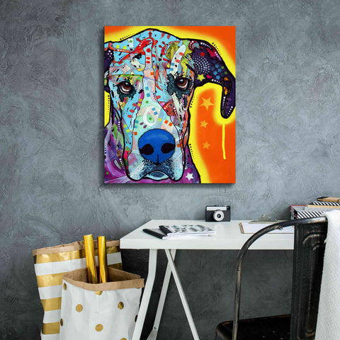 Image of 'Great Dane' by Dean Russo, Giclee Canvas Wall Art,20x24
