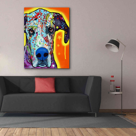 Image of 'Great Dane' by Dean Russo, Giclee Canvas Wall Art,40x54