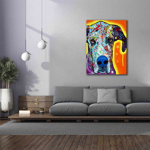 Image of 'Great Dane' by Dean Russo, Giclee Canvas Wall Art,40x54