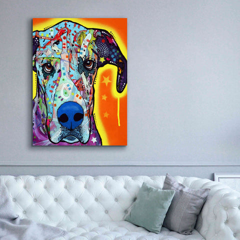 Image of 'Great Dane' by Dean Russo, Giclee Canvas Wall Art,40x54