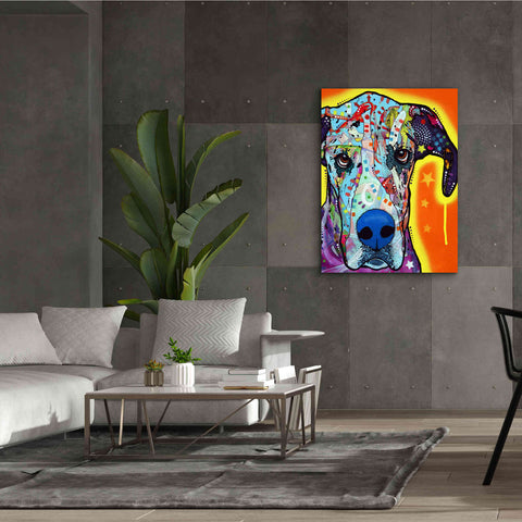 Image of 'Great Dane' by Dean Russo, Giclee Canvas Wall Art,40x54