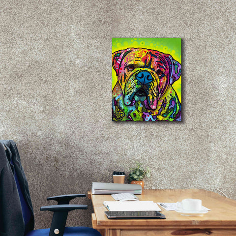 Image of 'Hey Bulldog' by Dean Russo, Giclee Canvas Wall Art,20x24