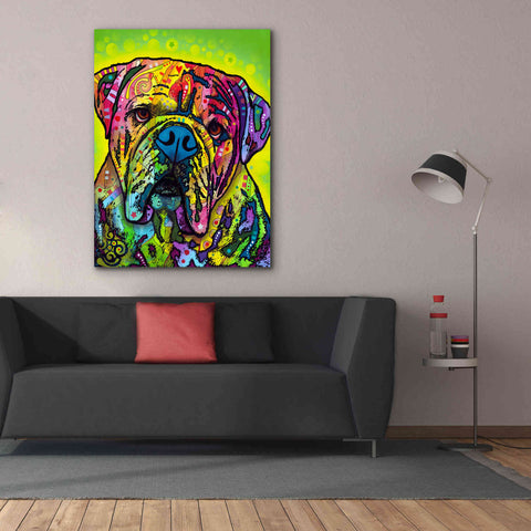 Image of 'Hey Bulldog' by Dean Russo, Giclee Canvas Wall Art,40x54