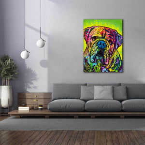 'Hey Bulldog' by Dean Russo, Giclee Canvas Wall Art,40x54