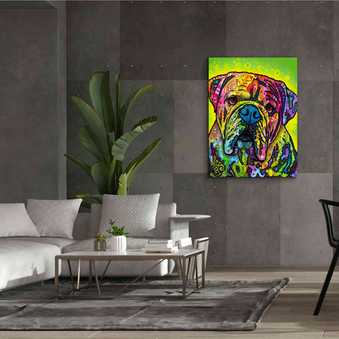 Image of 'Hey Bulldog' by Dean Russo, Giclee Canvas Wall Art,40x54